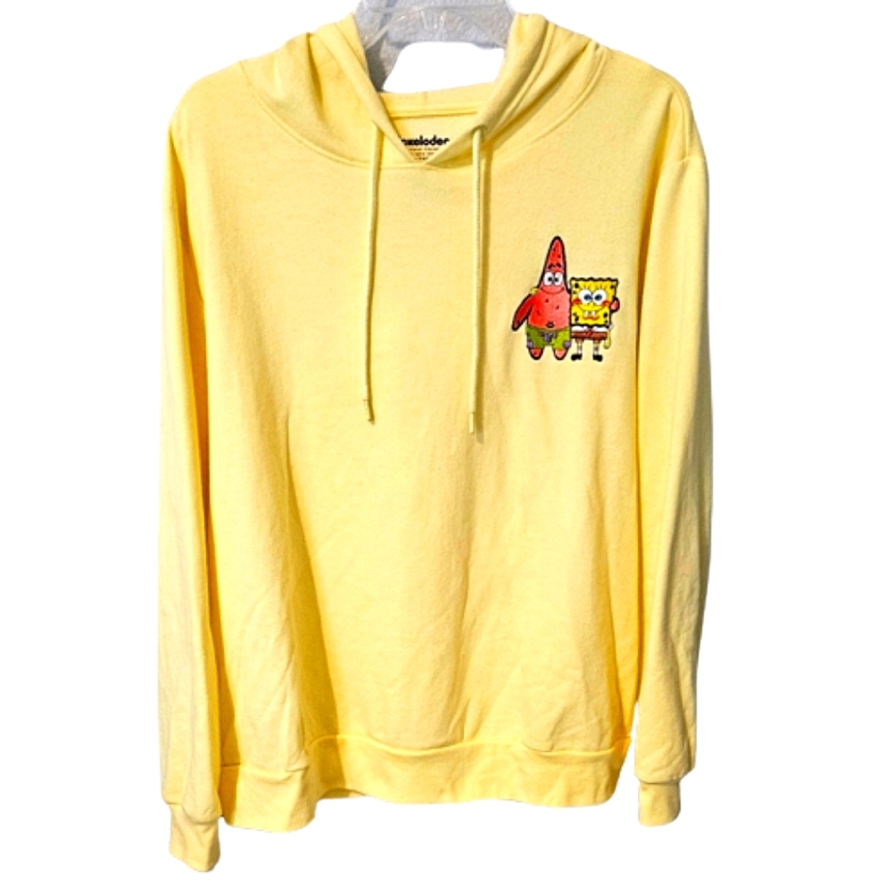 Nickelodeon SpongeBob SquarePants lightweight hooded drawstring sweatshirt
